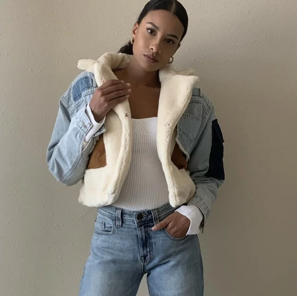 BIDA Denim Patchwork Jacket - Picture 5 of 16